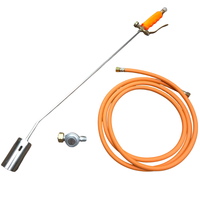 Comnox - Gasbrander Set 90 cm - Complete set met slang en regelaar - Voor propaan