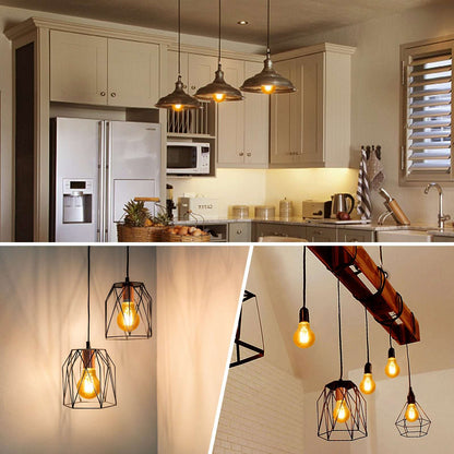 Gloeilamp E27 10 stuks | LED 8W=63W warmwit | 850 Lumen - 2200K - amber glas