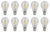 Comnox - Gloeilamp E27 A60 10 stuks - Voordeelverpakking - LED 6W Daglichtwit