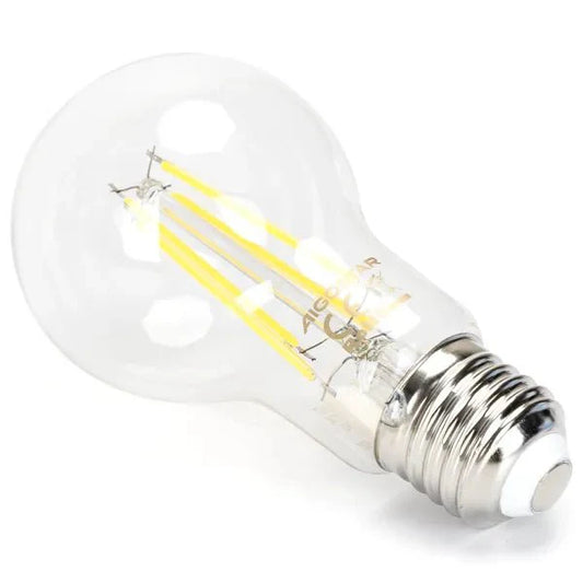 Comnox - Gloeilamp E27 LED daglichtwit A60 6W 600lm - Heldere verlichtingsoplossing - Energiezuinig - Daglichtkleur 6500K - Warm en helder