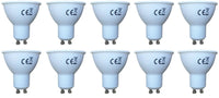 Comnox - GU10 LEDspot 8W - Comfortabel daglichtwit 6400K - Eenvoudige montage - 10 stuks