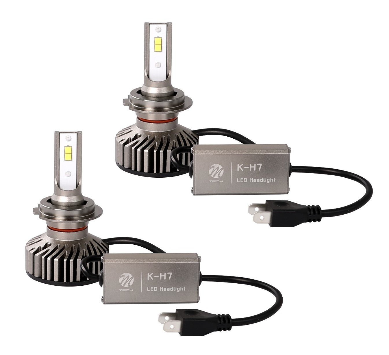 H7 koplamp set - CAN-BUS - daglichtwit 6500K - 40 Watt & 5200 Lm/stuk | 12VDC - actieve koeling