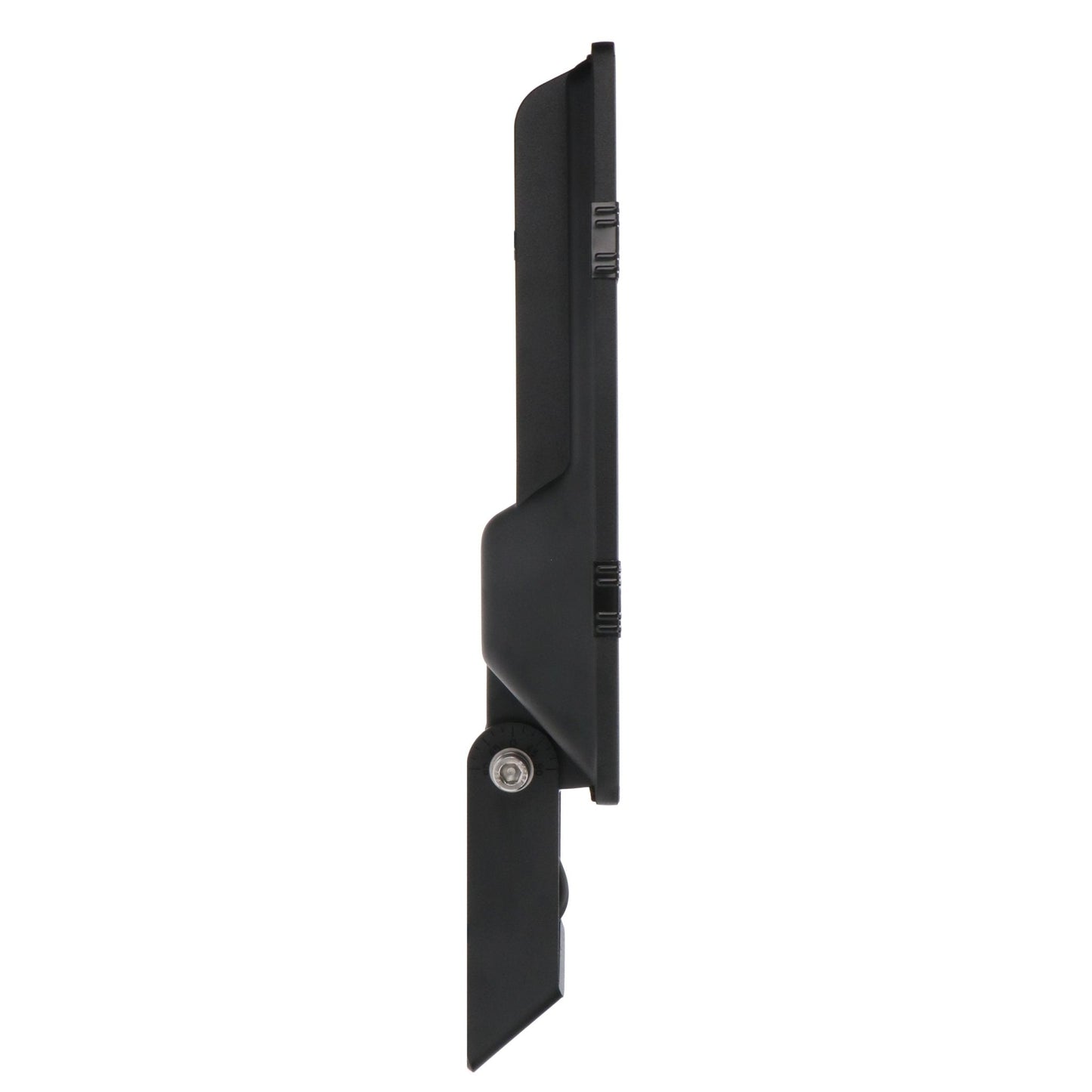 Zwarte 100W LED buitenverlichting met zichtbare kabel en montagebeugel, geschikt voor tuin- en terrasverlichting. Model LED’s light Pro met heldere LED-arrays voor krachtige, energiezuinige verlichting.