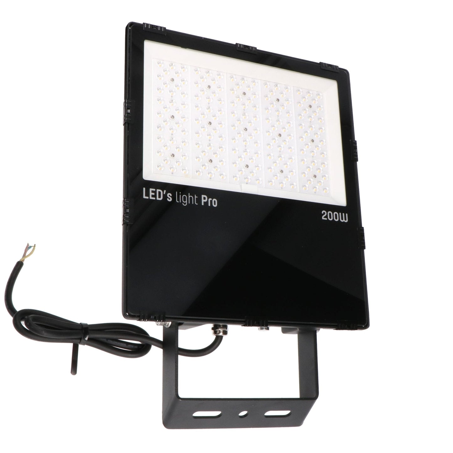 HeavyDuty LED Schijnwerper 200W - Waterdicht (IP66) & Corrosiebestendig (C4) - Zwart breedstraler