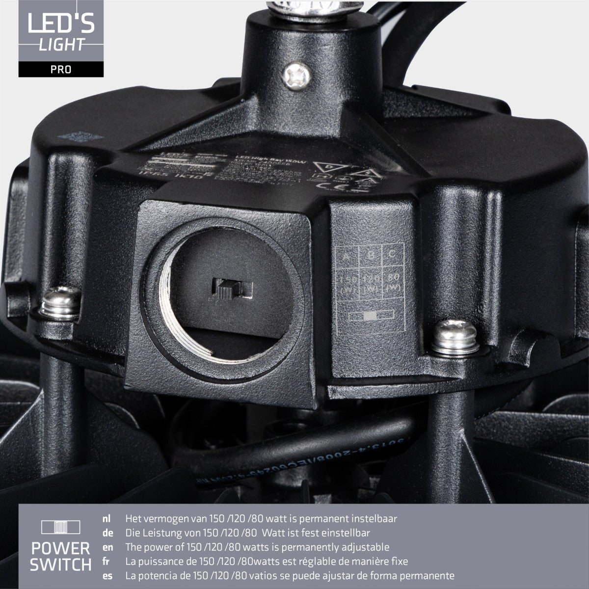 Moderne LED-stripverlichting met magneetbevestiging