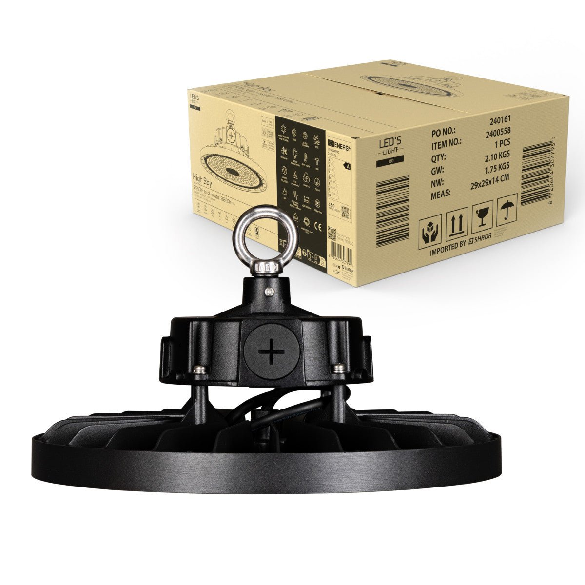 BasicBay High Bay - 150W 27750lm 4000K - Sosen Driver