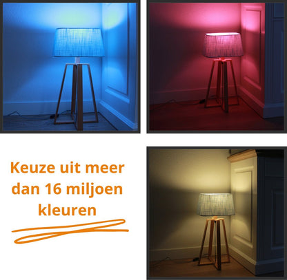 IDINIO Smart LED Spot GU10 - White & Color - Dimbaar - Bedienbaar met App