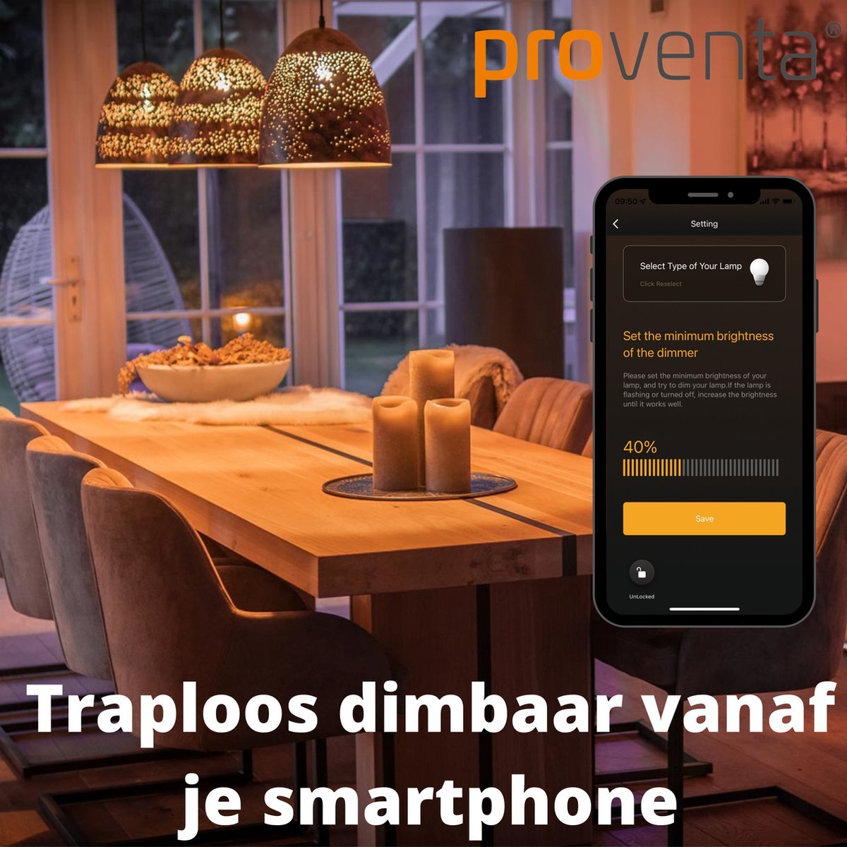 IDINIO Smart LED Spot GU10 - White & Color - Dimbaar - Bedienbaar met App