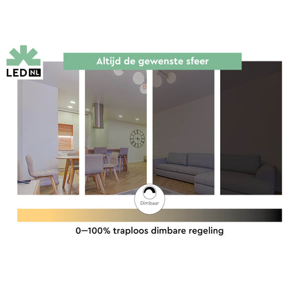 IDINIO Smart LED Spot GU10 - White & Color - Dimbaar - Bedienbaar met App