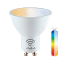 Comnox - Idinio SMART WIFI SPOTS GU10 - Slimme verlichting via Smart Life - Makkelijk instellen - Warm- tot koel witlicht - 2,4 GHz Wi‑Fi - Comnox
