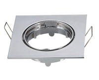 Comnox Inbouwframe 82mm x 82mm - Strakke Chroom Afwerking - Vierkant