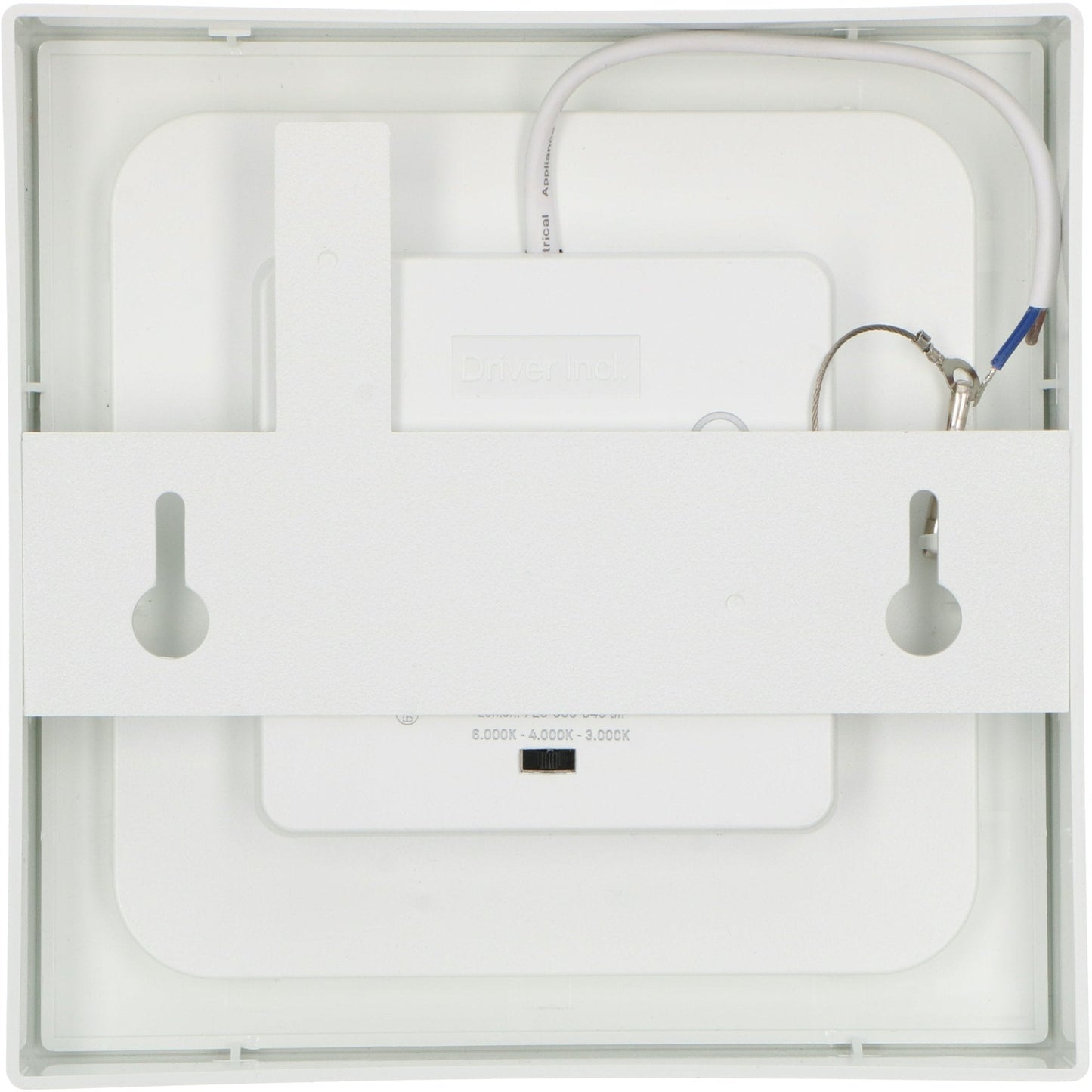 LED's Light LED Inbouwspot vierkant 15 cm - Dimbaar - Inbouw en opbouw - 1200 lm