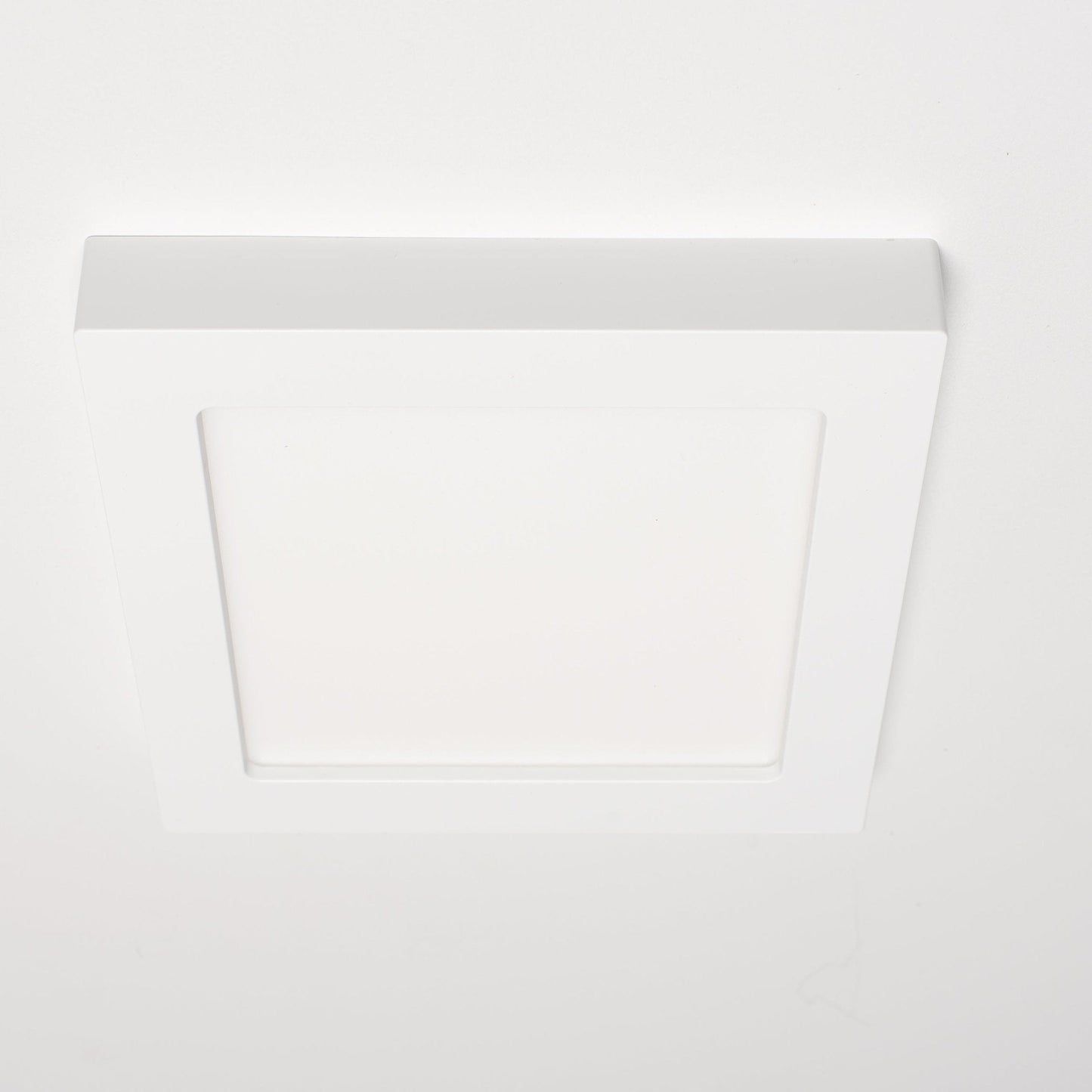 Inbouw/Opbouw LED Plafondlamp CCT Ø 20 cm vierkant - Dimbaar - warm en koud wit