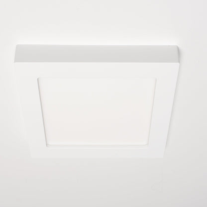 Inbouw/Opbouw LED Plafondlamp CCT Ø 20 cm vierkant - Dimbaar - warm en koud wit