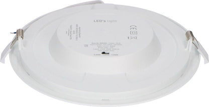 Inbouw/Opbouw LED Plafondlamp Downlight 18W – 1820 lm – Ø240 mm – White | 3000K / 4000K / 6000K