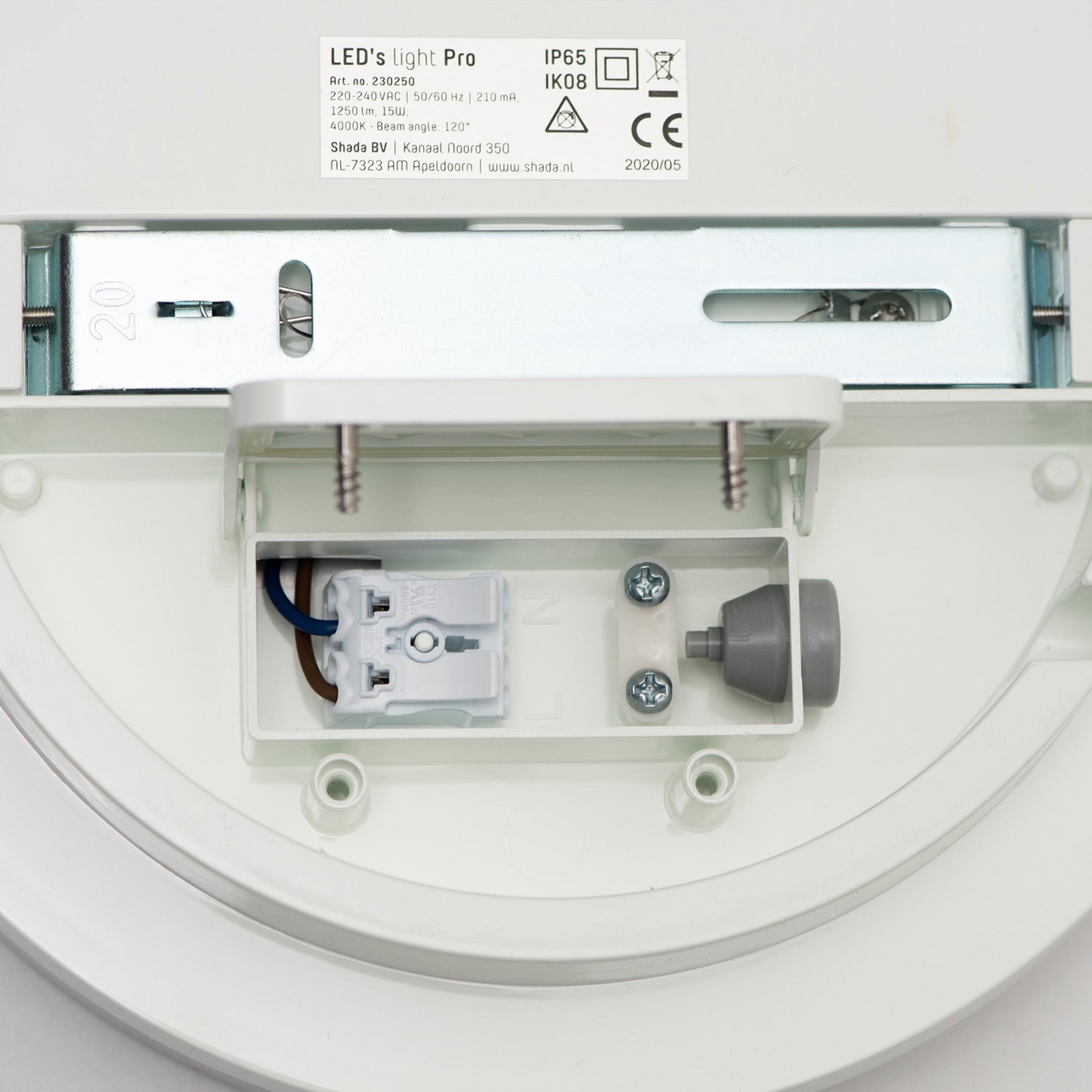 Industrial Waterdichte LED Plafondlamp ø 33 cm - Voor Binnen & Buiten - Koel wit