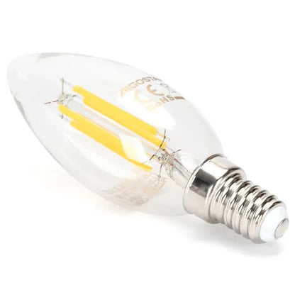 Comnox - LED kaarslamp E14 dimbaar warmwit 2700K - Energiezuinig, sfeervol licht - 4W - 400 lumen - Warmwit - C35