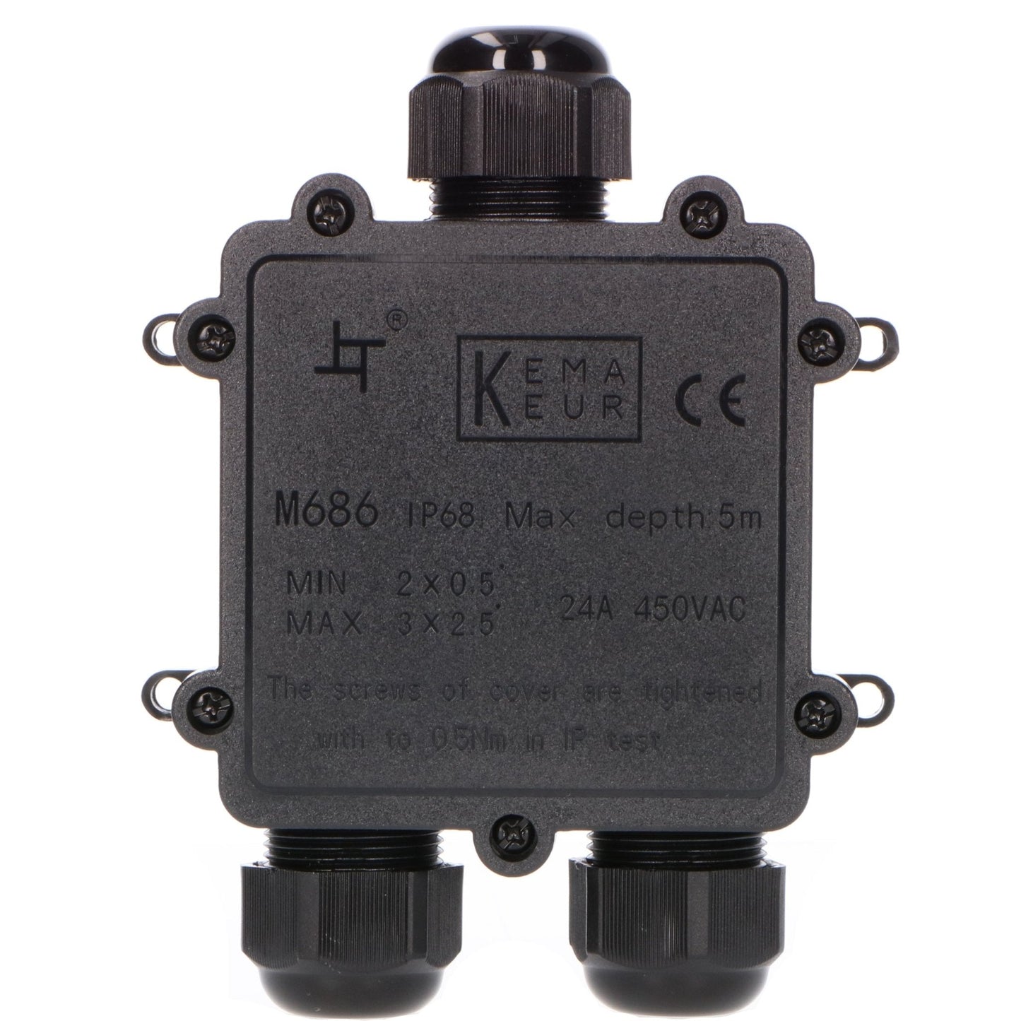 LED's Light Pro Kabeldoos I-connector - IP68 waterdicht - Lasdoos voor kabels van 4 tot 12 mm