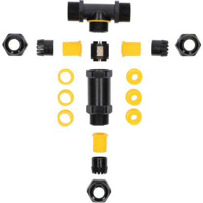 LED's Light Pro Kabelverbinder T-connector - IP68 waterdicht - Voor 3 kabels van 4 tot 14 mm