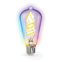 Comnox - ST64 Smartlamp - Slimme sfeerverlichting met RGB en CCT - E27