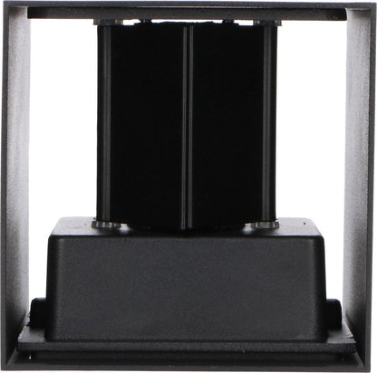 LED's Light Kubus LED Wandlamp buiten - 2 lichts - Dimbaar en instelbare lichtkleur - IP65 Waterdicht - Zwart