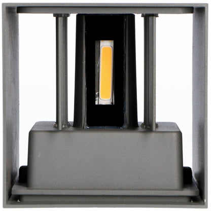 LED's Light Kubus LED Wandlamp voor buiten - Omhoog&Omlaag licht - IP65 - Antraciet