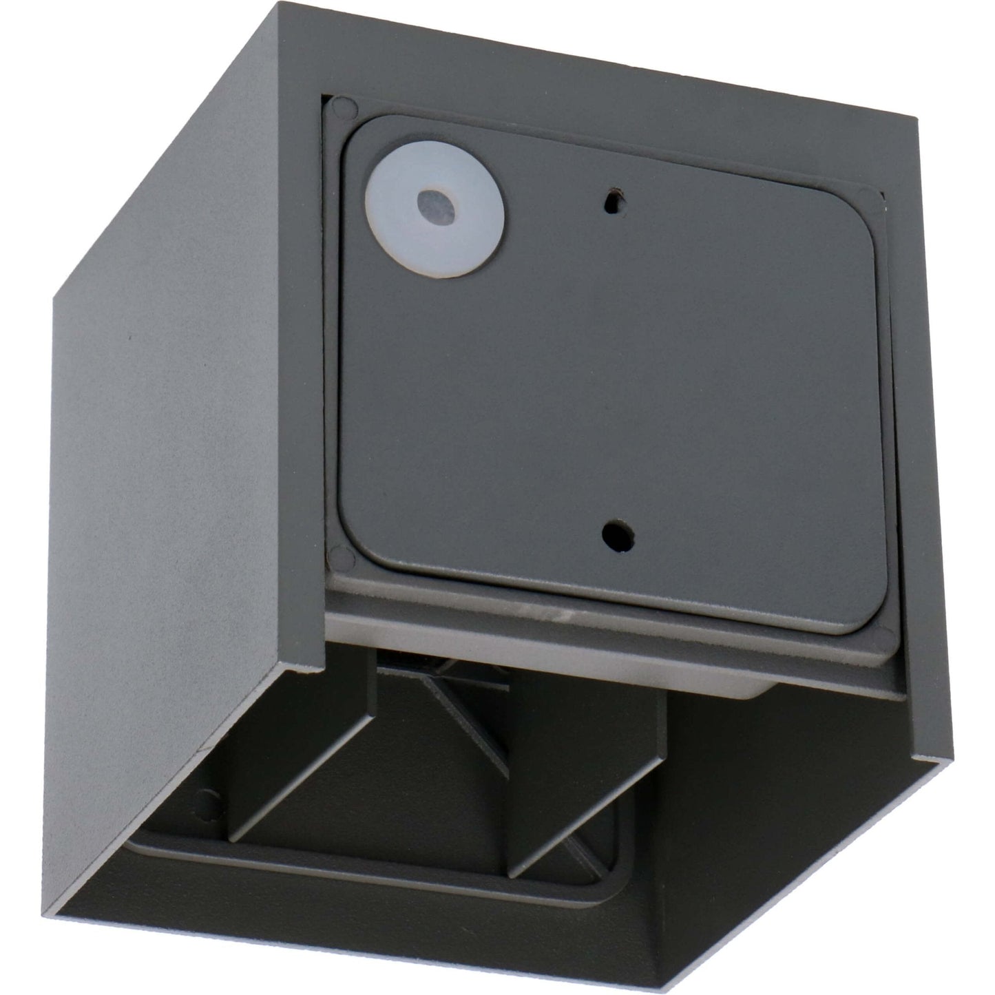 Comnox - LED's Light Kubus Wandlamp voor buiten - Warm wit licht met lage stroomverbruik - Up & Downlight - 6W - IP65 - Antraciet