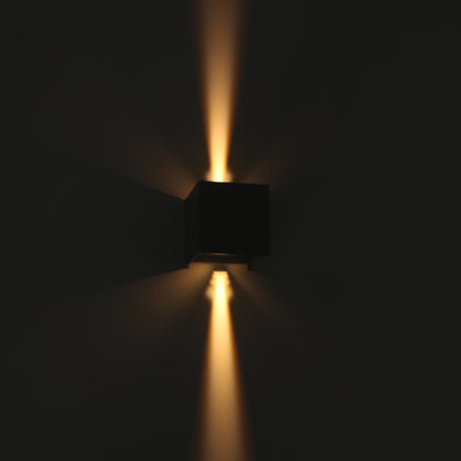 LED's Light Kubus LED Wandlamp voor buiten - Omhoog&Omlaag licht - IP65 - Antraciet