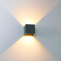 Comnox - Proventa KUBUS LED Wandlamp - Prachtig Up & Down licht - Antraciet