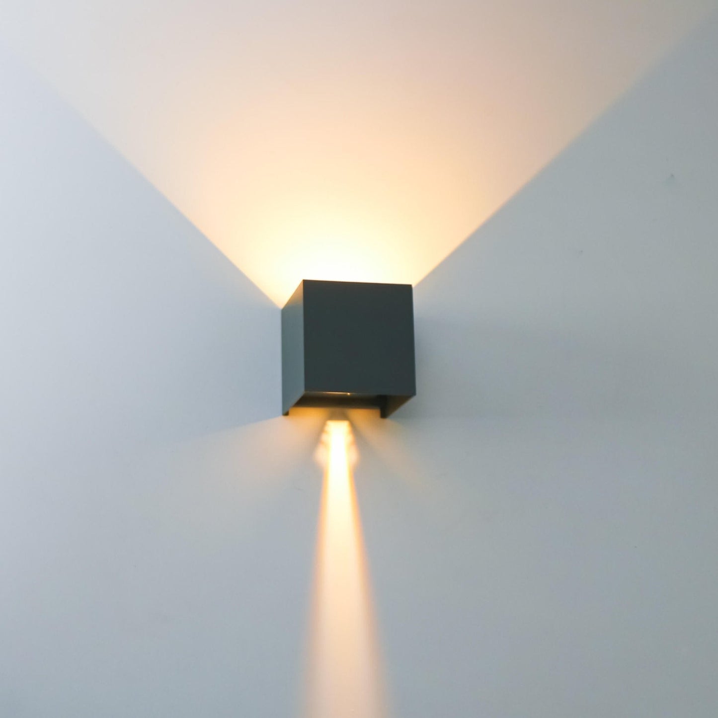 LED's Light Kubus LED Wandlamp voor buiten - Omhoog&Omlaag licht - IP65 - Antraciet