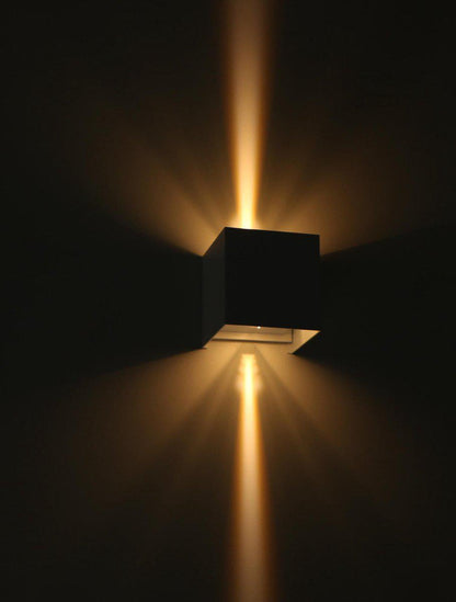 LED's Light Kubus LED Wandlamp voor buiten - Omhoog&Omlaag licht - IP65 - Wit