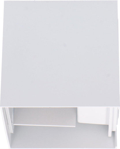 LED's Light Kubus LED Wandlamp voor buiten - Omhoog&Omlaag licht - IP65 - Wit