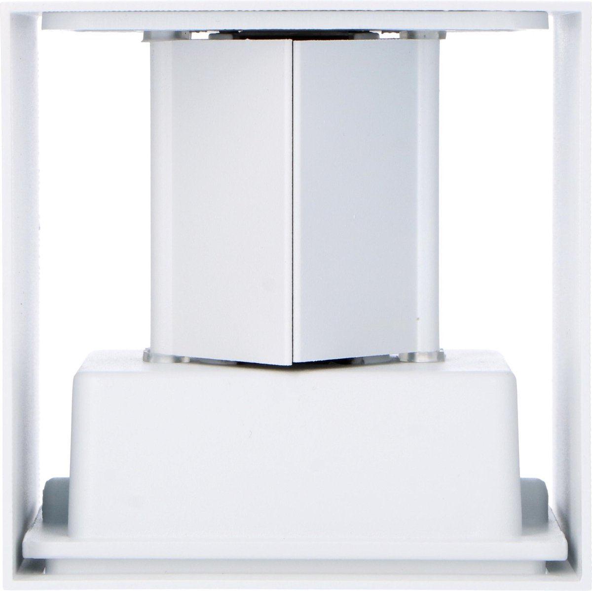 LED's Light Kubus LED Wandlamp voor buiten - Omhoog&Omlaag licht - IP65 - Wit