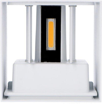 LED's Light Kubus LED Wandlamp voor buiten - Omhoog&Omlaag licht - IP65 - Wit