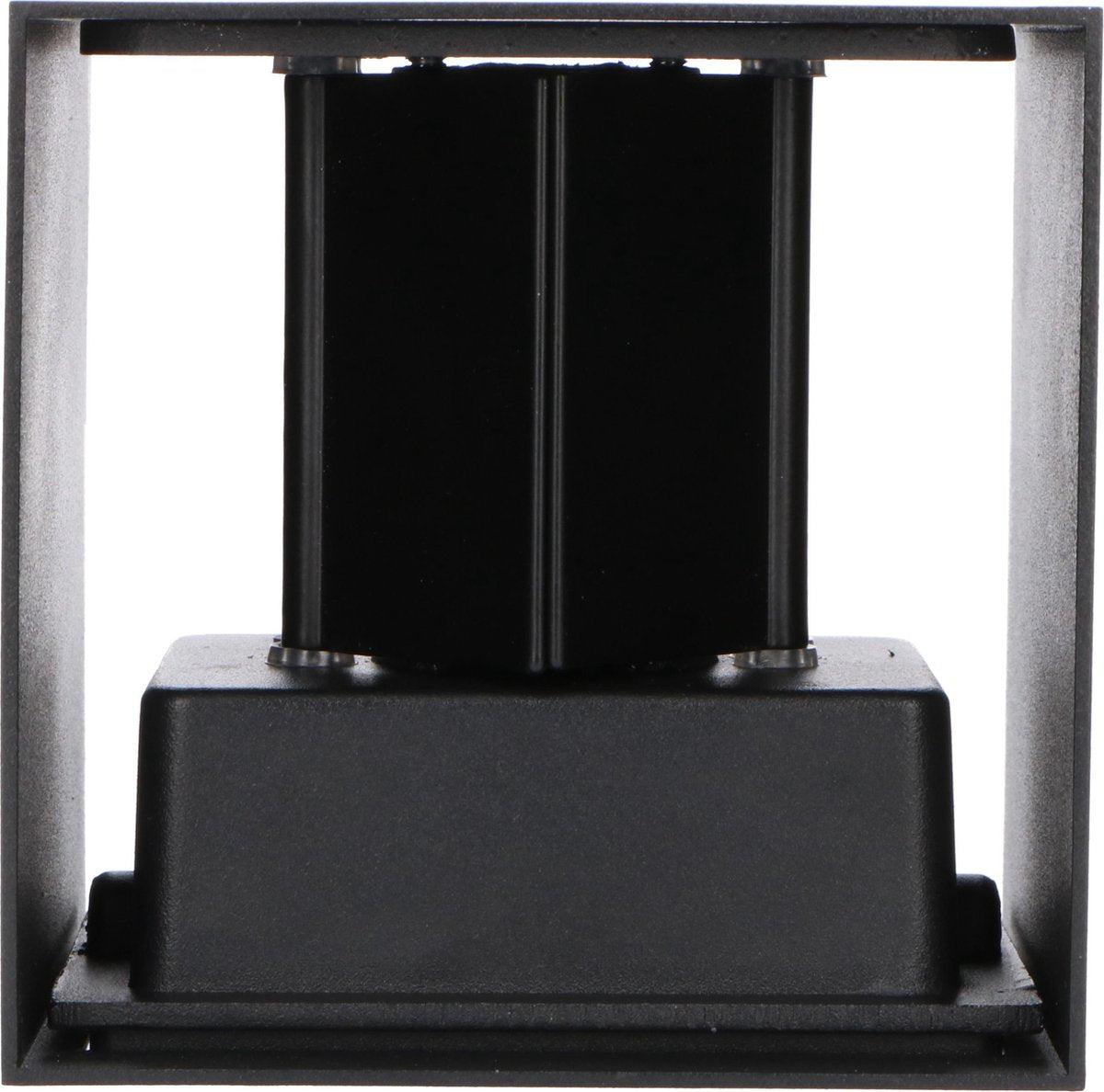 LED's Light Kubus LED Wandlamp voor buiten - Omhoog&Omlaag licht - IP65 - Zwart