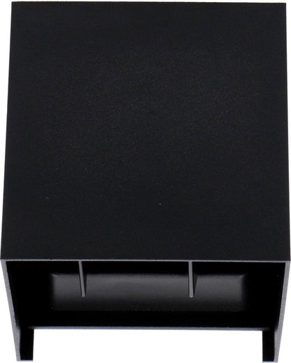 LED's Light Kubus LED Wandlamp voor buiten - Omhoog&Omlaag licht - IP65 - Zwart