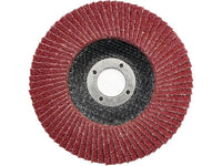 Comnox Lamellenschijf 125mm K80 - Krachtig slijpen met keramisch alumina - Rood