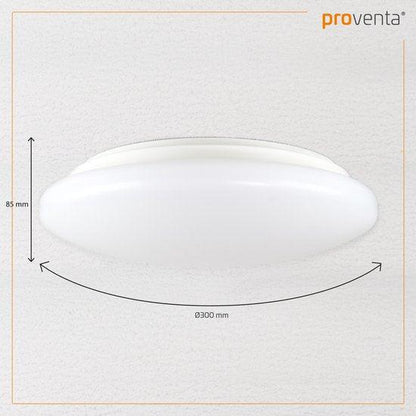 LED's Light Universele Plafondlamp 1600 - Geschikt voor badkamer IP44 - Koel wit (4000K) - 30 cm