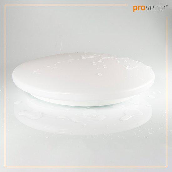 LED Badkamerlamp rond 37 cm - universeel - Spatwaterbestendig IP44 - Koud wit licht