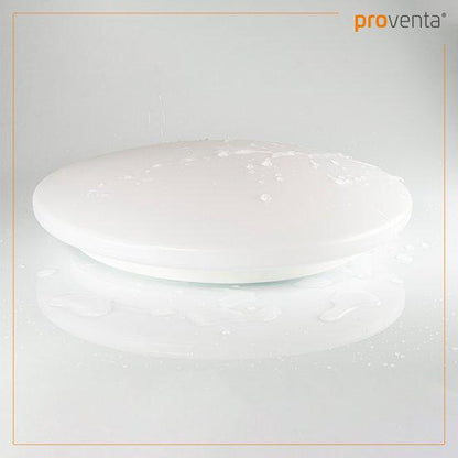 LED Badkamerlamp rond 37 cm - universeel - Spatwaterbestendig IP44 - Koud wit licht