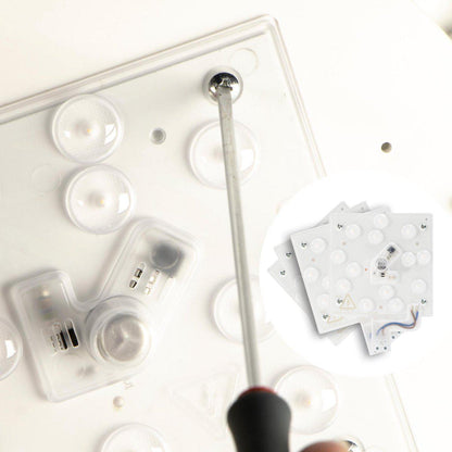 LED Badkamerlamp rond 37 cm - universeel - Spatwaterbestendig IP44 - Koud wit licht