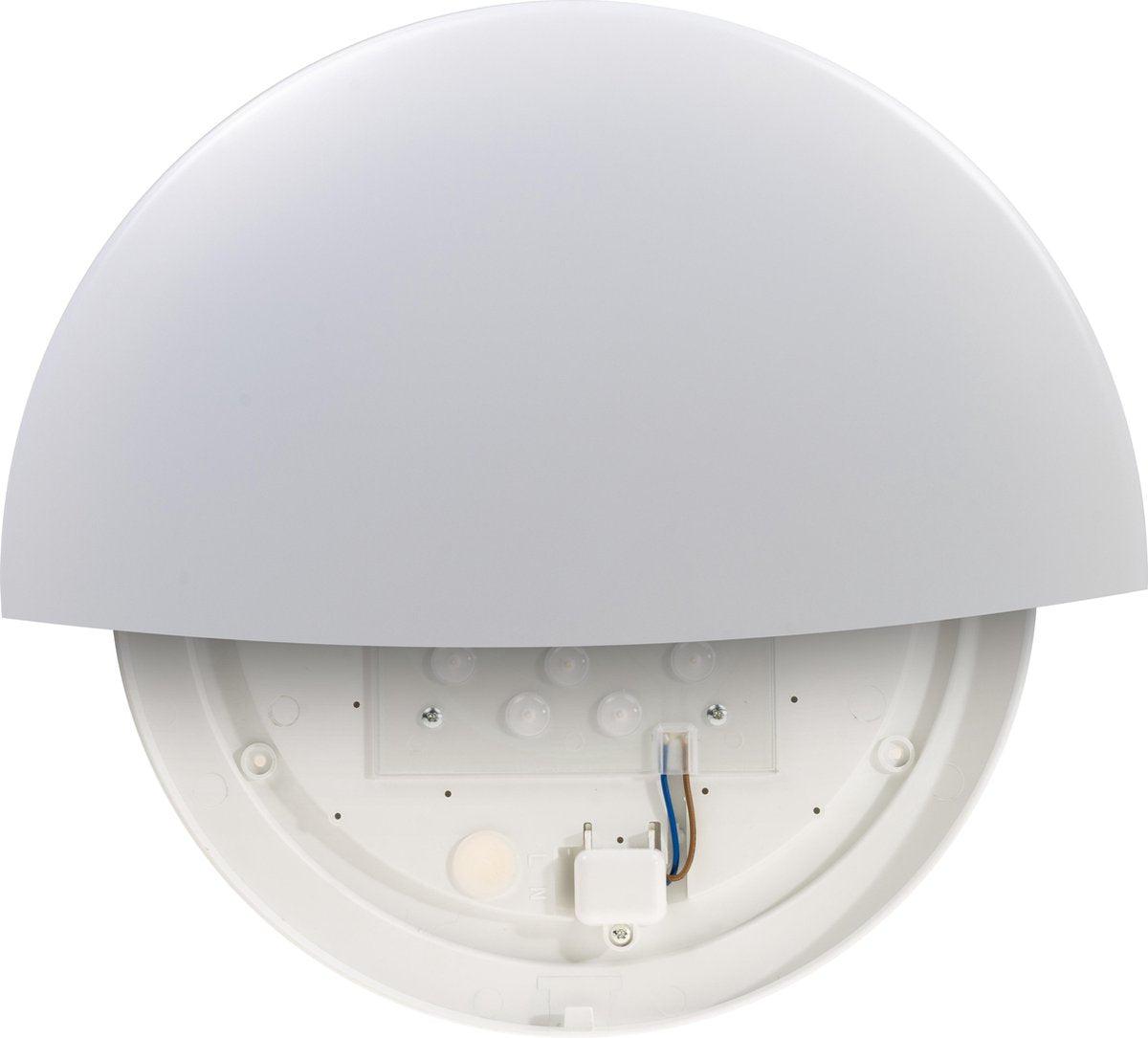 LED Badkamerlamp rond 37 cm - universeel - Spatwaterbestendig IP44 - Koud wit licht