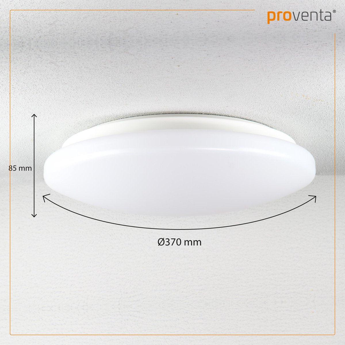 LED's Light Universele Plafondlamp 1600 - Geschikt voor badkamer IP44 - Warm wit (3000K) - 37 cm