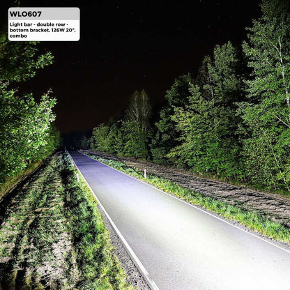 LED light BAR 9" 54W (18x3W Osram) | schijnwerper 12V & 24V combo | offroad 6000K - IP67