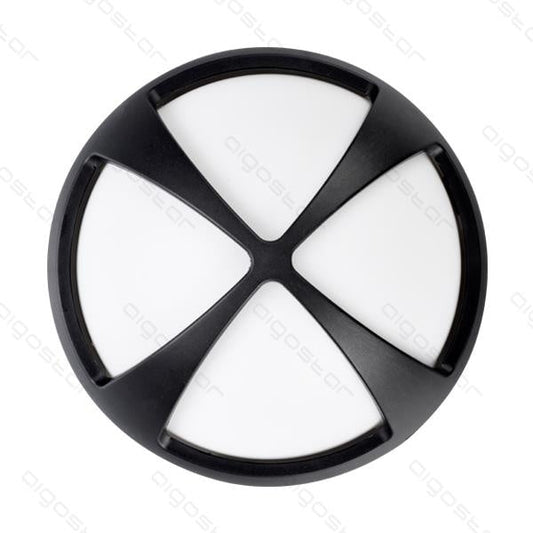 LED buitenlamp kruisvorm | 4W=25W LED wandlamp | koelwit 4000K | plensdicht IP54