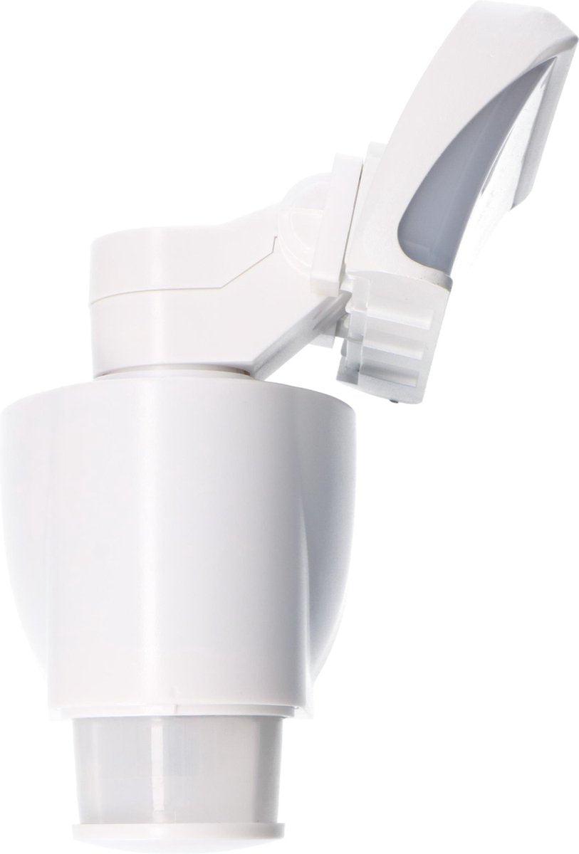 LED Buitenlamp met bewegingssensor - Licht volgt beweging - Kantelbaar - IP44 - Wit