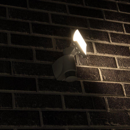 LED Buitenlamp met bewegingssensor - Licht volgt beweging - Kantelbaar - IP44 - Wit