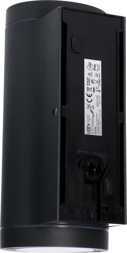 LED's Light Up & Down LED Buitenlamp met sensor - IP44 waterdicht - GU10 fitting - Model Venezia - Antraciet