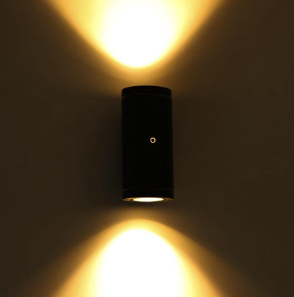 LED's Light Up & Down LED Buitenlamp met sensor - IP44 waterdicht - GU10 fitting - Model Venezia - Antraciet