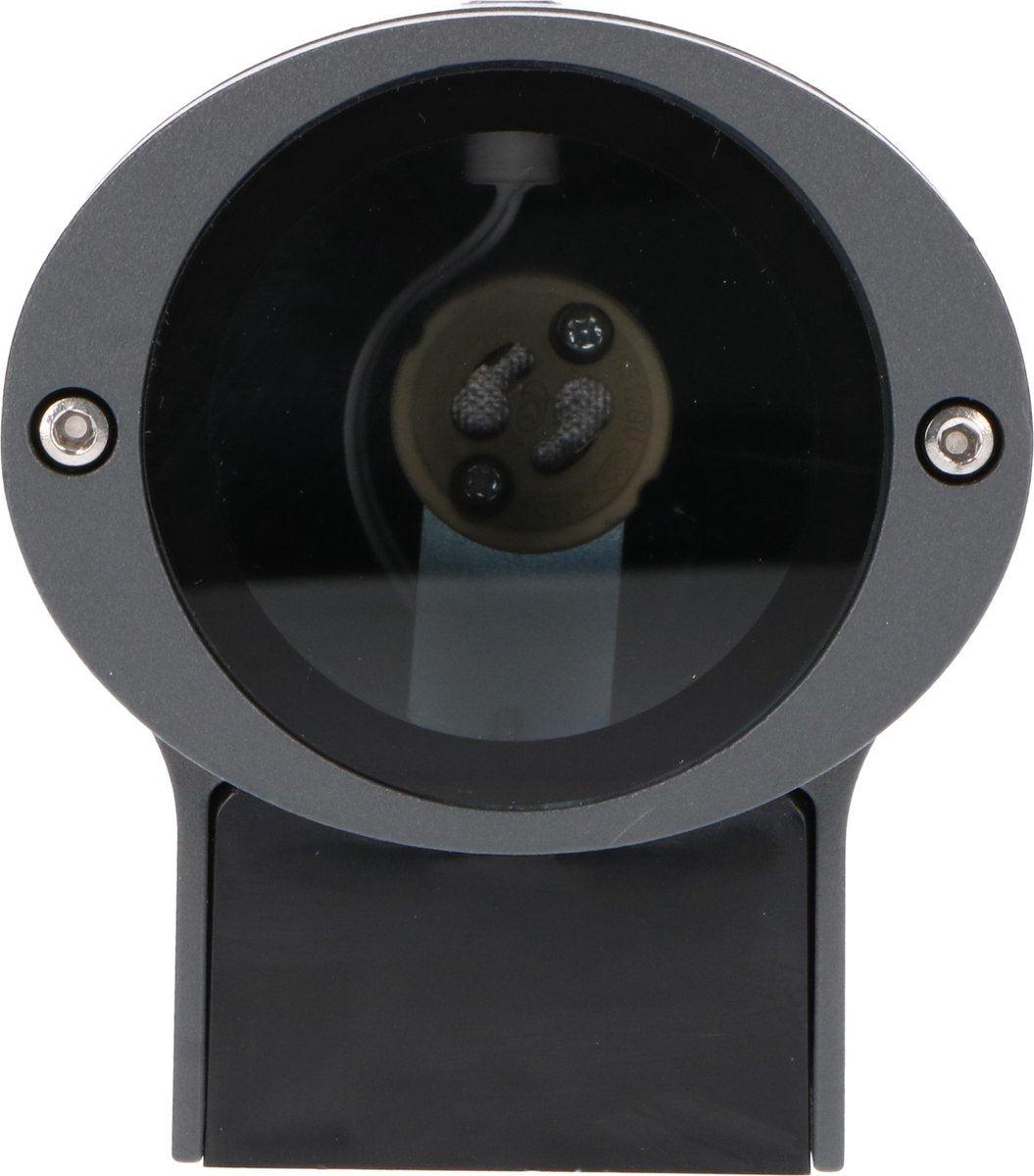 LED's Light LED Buitenlamp met sensor - IP44 waterdicht - GU10 fitting - Model Bari - Antraciet